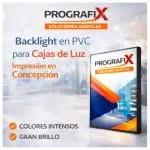Backlight PVC para cajas de luz publicitarias.
