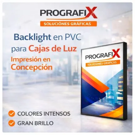 Backlight PVC para cajas de luz publicitarias.