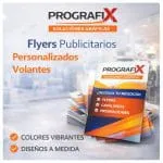 Flyers publicitarios personalizados impresos por Prografix.