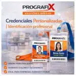 Credenciales personalizadas de identificación.